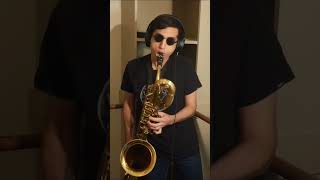 Megadeth - “Sweating Bullets” on Bari Sax #shorts #megadeth #metal #barisax