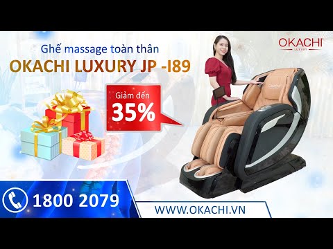 Ghế massage toàn thân OKACHI Luxury 4D JP-I89 (Cao cấp)