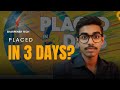 Placed in 3 Days? #placement #sharpenertech #coding #job #itcareer