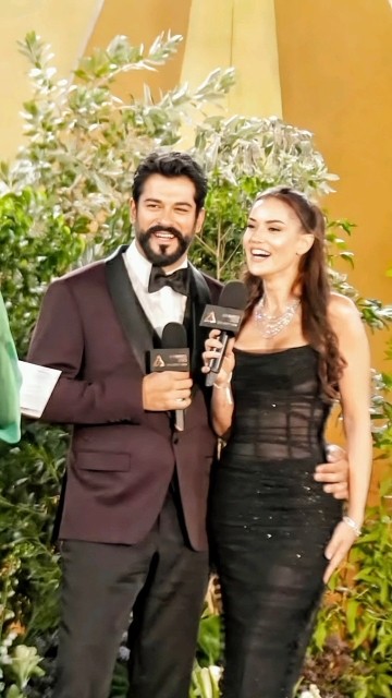Burak Özçivit With Fahriye Evcen at Joy Awards ❤️‍🔥 Osman Bey With His Wife #sanaedits #kuruluosman