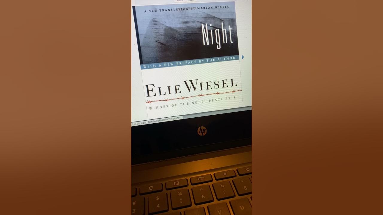 Night Epilogue: Nobel Peace Prize Acceptance Speech by Elie Wiesel in