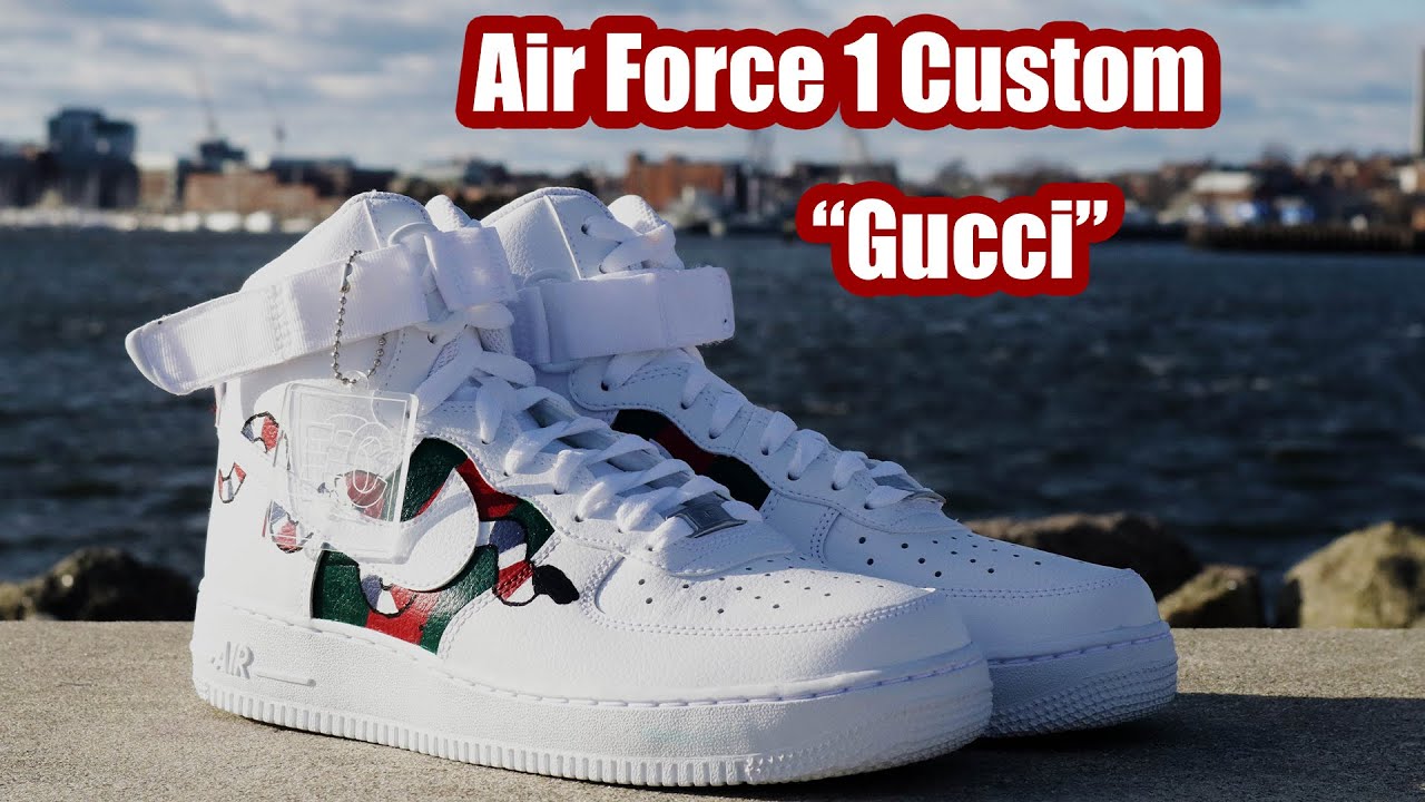 Custom Gucci Air Force 1's