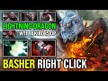 WTF Lightning Basher Right Click Jakiro Brutal Max Attack Speed 100% Counter Anyone Dota 2