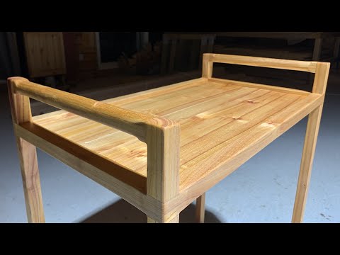 [Woodworking] Bar Cart / Trolley / How To Build A Serving Cart