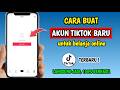 Cara Membuat Akun Tiktok Untuk Belanja | Cara Daftar Tiktok Untuk Belanja