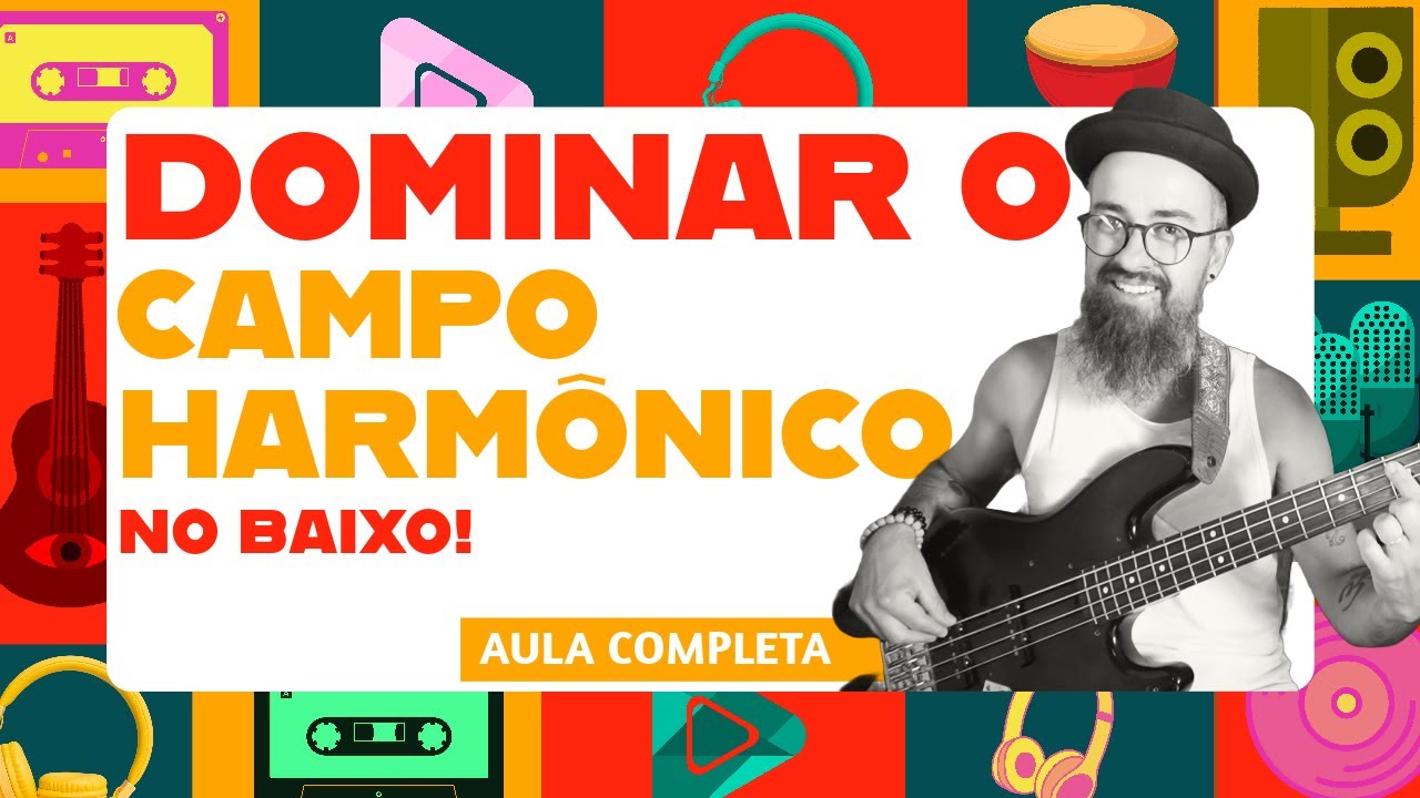 COMO DOMINAR O CAMPO HARMÔNICO NO BAIXO! (Aula Completa) | Ep453