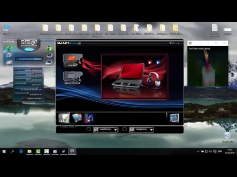 how to install conecsant smartaudio driver and SRS premium sound in asus leptop k52f (windows 10)
