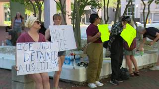 Three men arrested by ICE in Norfolk, woman briefly detained, prompting Friday's protest