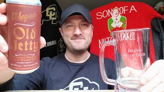 #ChristmasEve 🎅🍺 #Beer #Review 🍺 El Segundo Brewing - Old Jetty #Whiskey #BarrelAged #Barleywine ⛄🤙