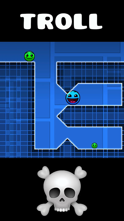 Troll Traps in Geometry Dash #gdupdate #deluxe12 #gd #memes #shorts