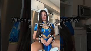 Would you date a girl that tall?😳 #chunli #cosplay #tallgirl (i am a professional, an adult and full