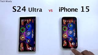 SAMSUNG S24 Ultra vs iPhone 15 - Speed Test