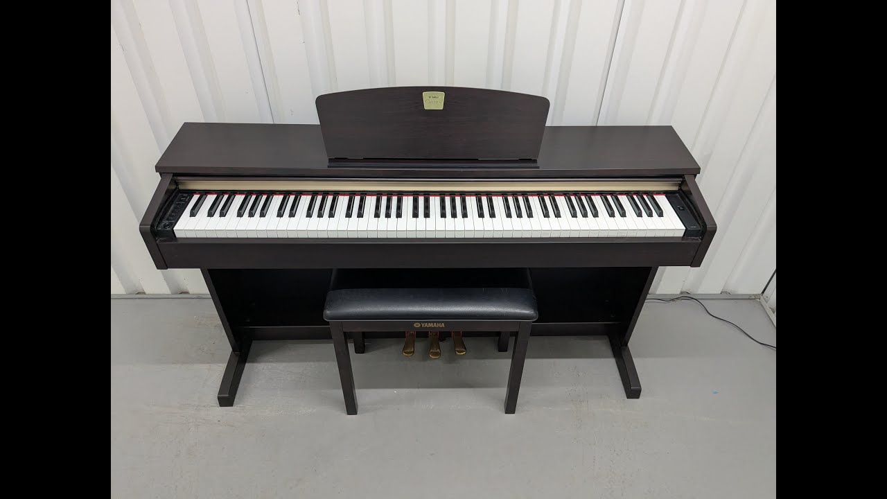 Yamaha Clavinova CLP-320 Digital Piano and stool in dark rosewood 