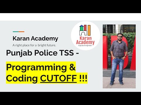 Programming and Coding SI and constable Cutoff