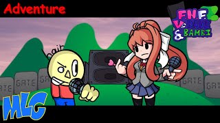 Adventure (V2) | FNF: Vs. Dave and Bambi - Monika Cover