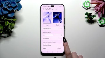 HONOR 400 Pro – Automatische helderheid in- of uitschakelen