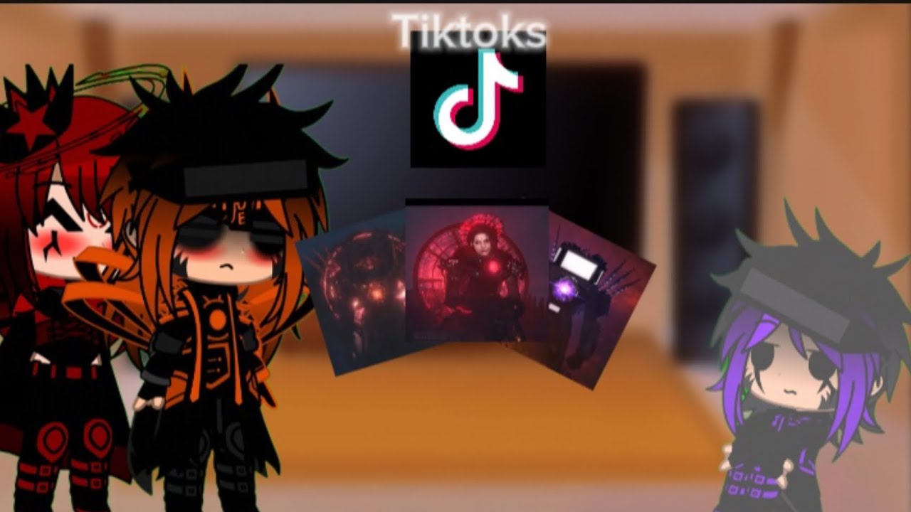 Duchess,TTM and watchman of doom react to tiktoks {Português/English} ||gacha nox||