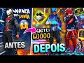 GEMANDO A CONTA NIVEL 33 MAIS HUMILDE DO FREE FIRE 💎GEMANDO INSCRITO HUMILDE QUE NUNCA RECARREGOU 🔥