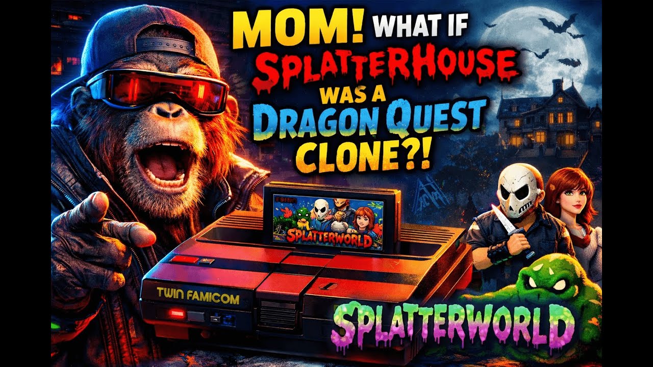 MOM! What If Splatterhouse Was a Dragon Quest Clone?! | Splatterworld | Twin Famicom