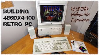 Building 486DX4-100 Retro PC desktop computer