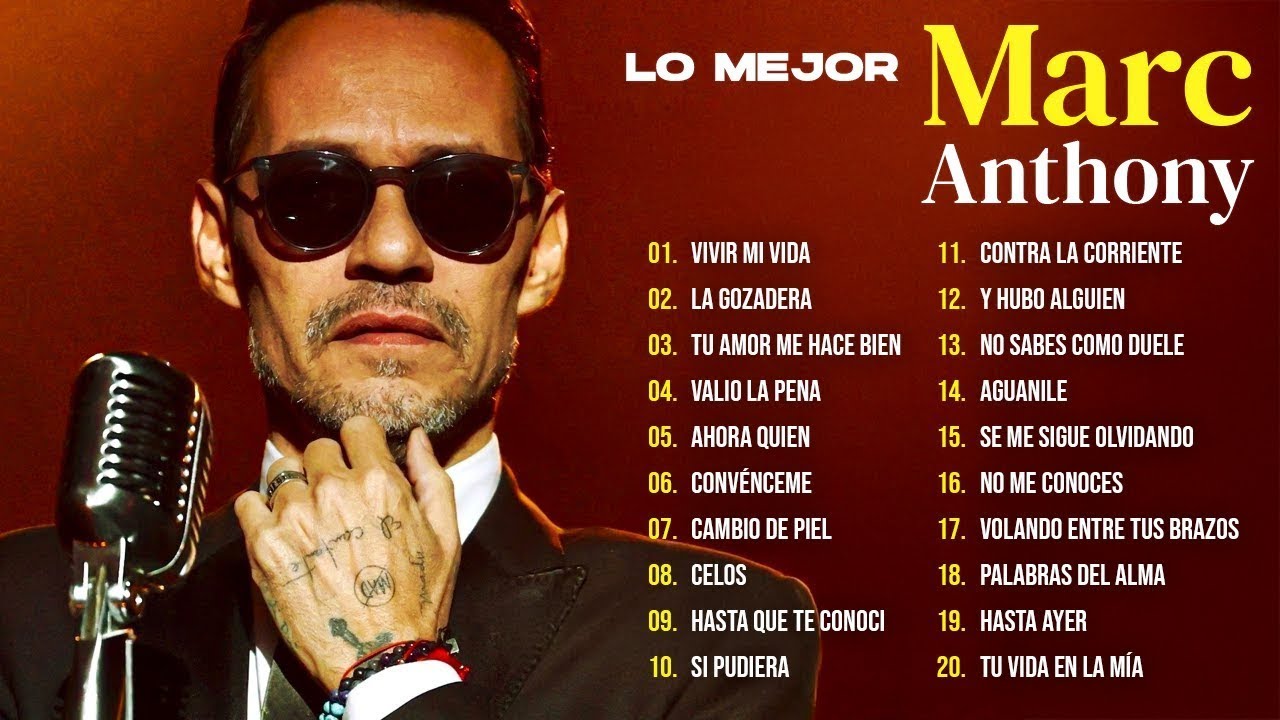 MARC ANTHONY GRANDES EXITOS SALSA ROMÁNTICA (ARTIST GREATEST HITS) - MARC ANTHONY TODOS SUS ÉXITOS