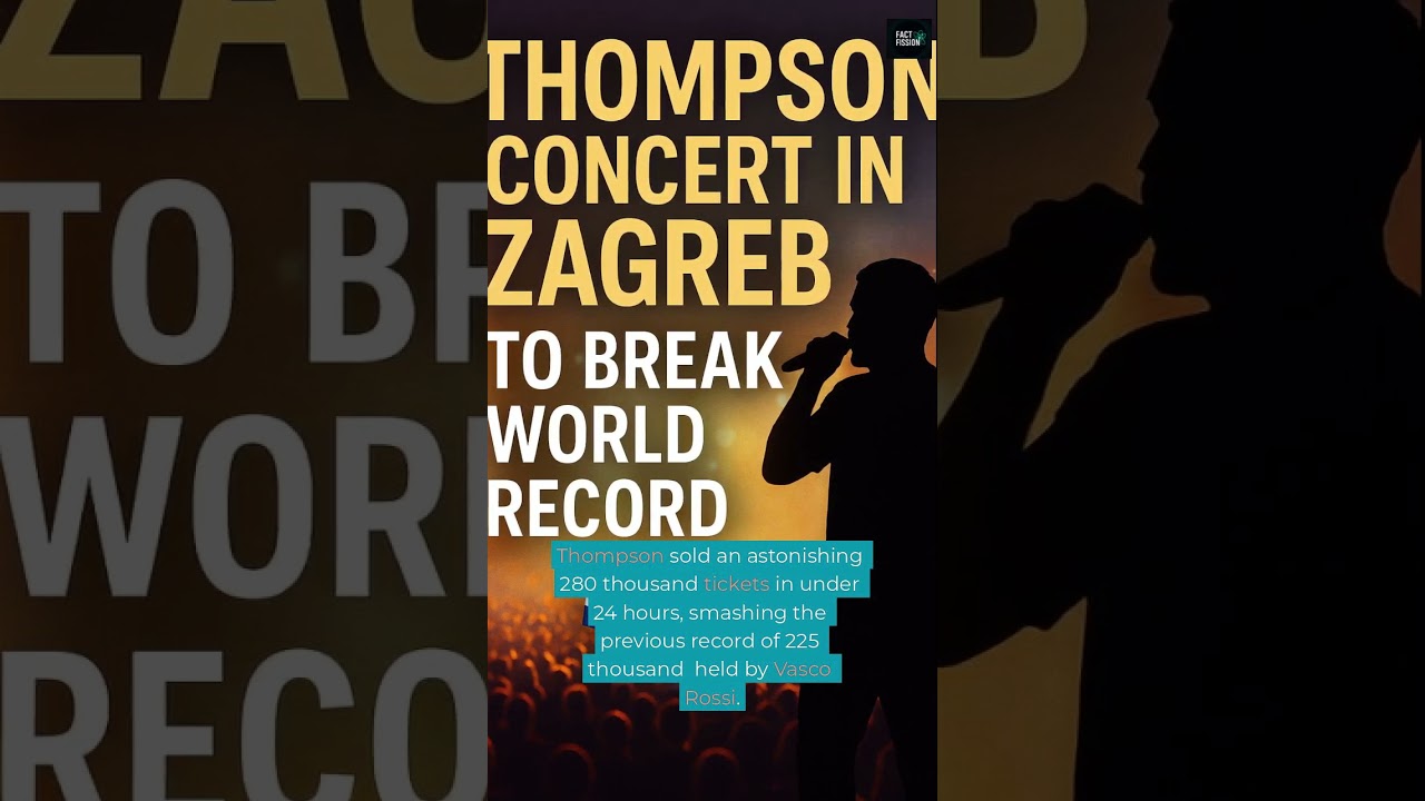 Thompson Concert in Zagreb to Break World Record 🎤