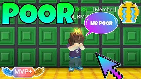 Pretending To Be Poor Remake in SkyBlock Blockman go Part 3