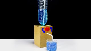 วิธีทำตู้น้ำ จากขวด และลังกระดาษ | How to Make Water Dispenser