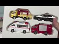 Tomica carrier car set toy Emergency car Fire truck police Everyday police