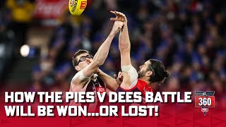 How the Pies and Dees finals' battle will be won, or lost! | Fox Footy | AFL 360