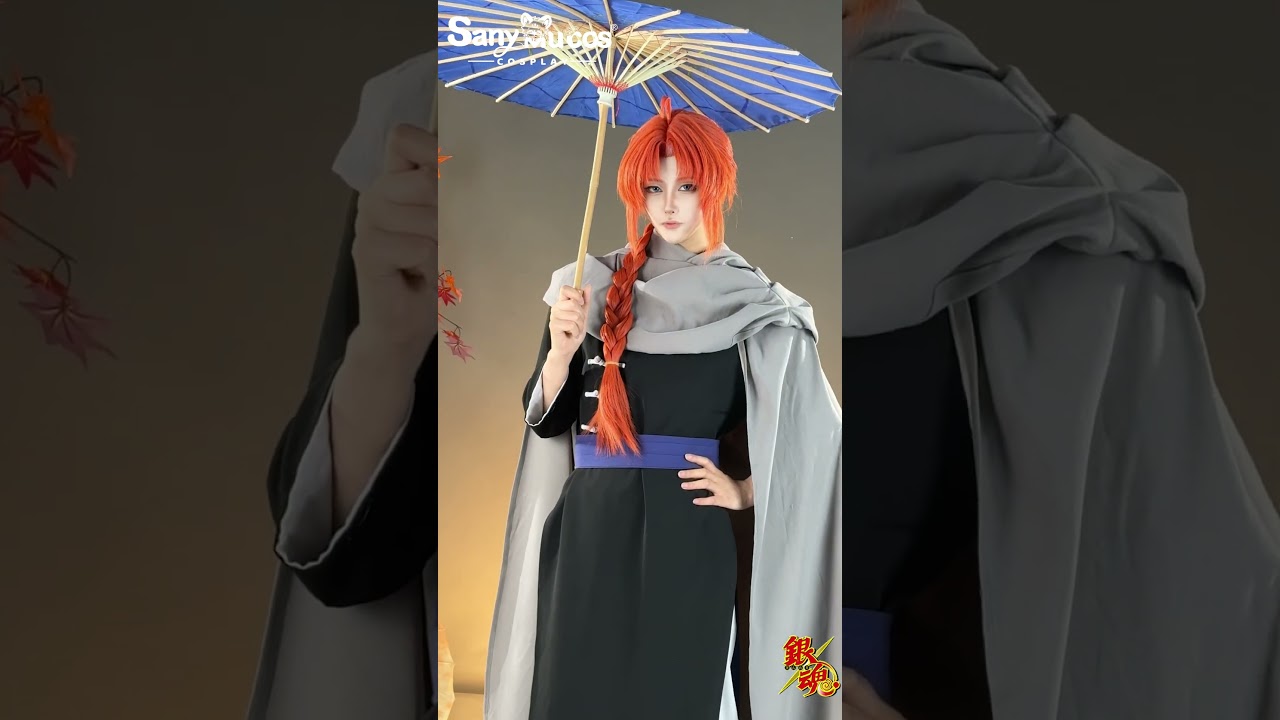 🐼🐲Gin Tama Cosplay   Kamui Black Cosplay Costume showcase🐲🐼#sanymucos