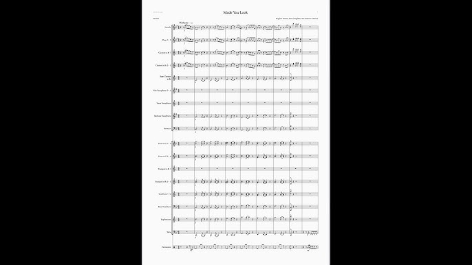 Made You Look – Meghan Trainor Sheet music for Piano (Solo