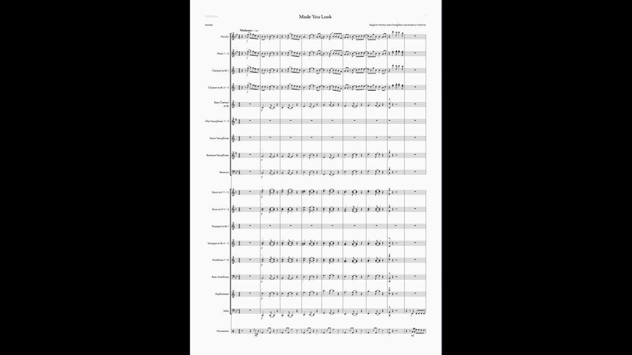 Made You Look - Meghan Trainer [Concert Band Arrangement]