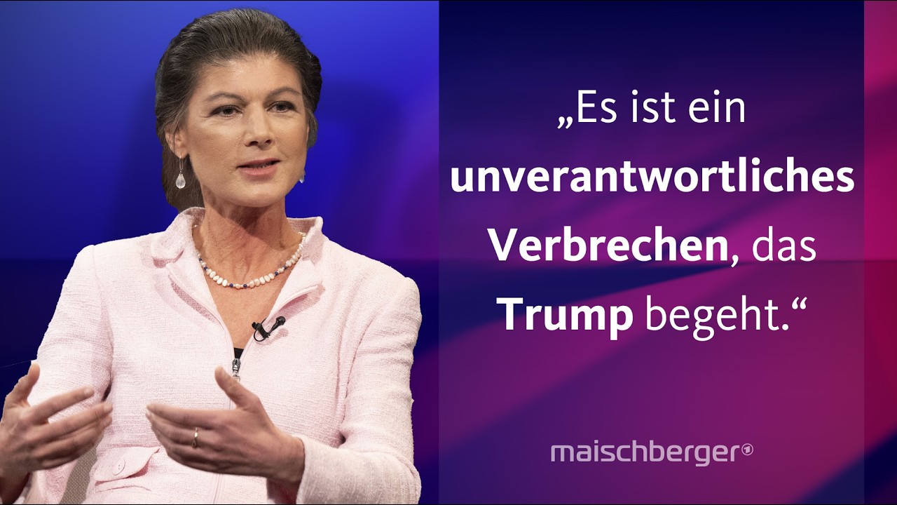Eskalation in Nahost: Sahra Wagenknecht und Bijan Djir-Sarai diskutieren | maischberger