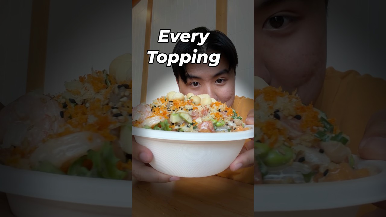 What’s the Price of a Poke Bowl with EVERY Topping? 🍣🤔