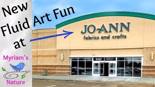 81] NEW Fluid Art Supplies at JOANN for Acrylic Pouring, Alcohol Inks, and more