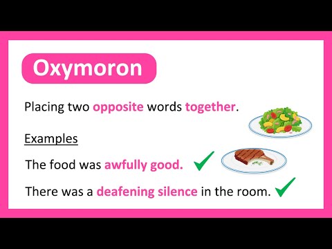 تصویری: آیا oxymoron و کنار هم هستند؟