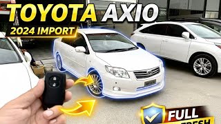 Toyota Axio 2024 Auction Fresh Import Luxury Cars Review