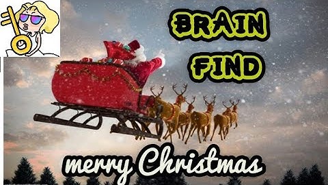Brain Find Merry Christmas Level 1-12 Walkthrough Or Solution | Dress Up Santa Level 1-12 Solution