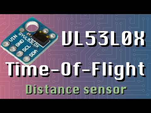 VL53l0x: Time-of-Flight Distance Sensor (ESP32 + Arduino series)