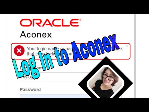 Part 2 - Logging into Aconex