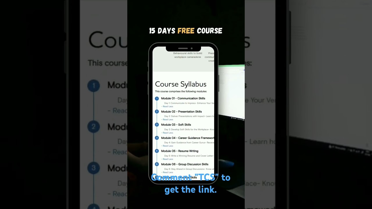 🔔💫 15-Day TCS Free Course (2025)- Get Certified.more updates check Description. 