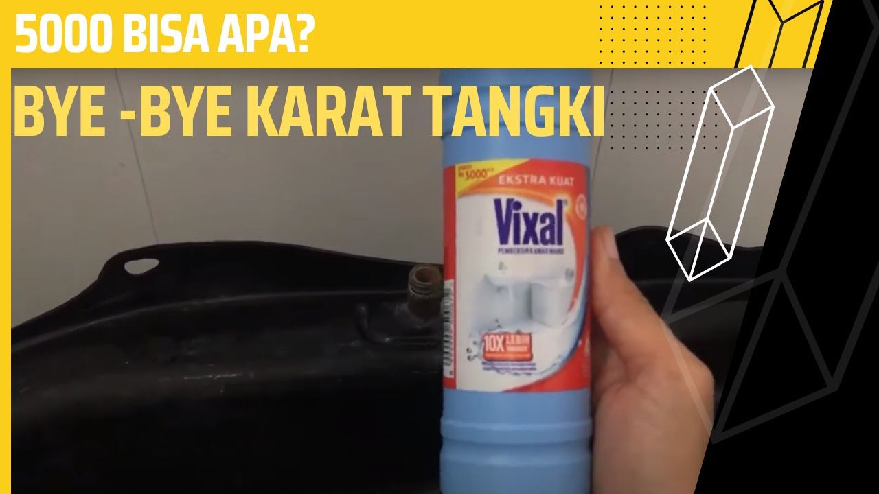 HANYA DENGAN 5000 RUPIAH BISA HILANGKAN KARAT DI TANGKI MOTOR 