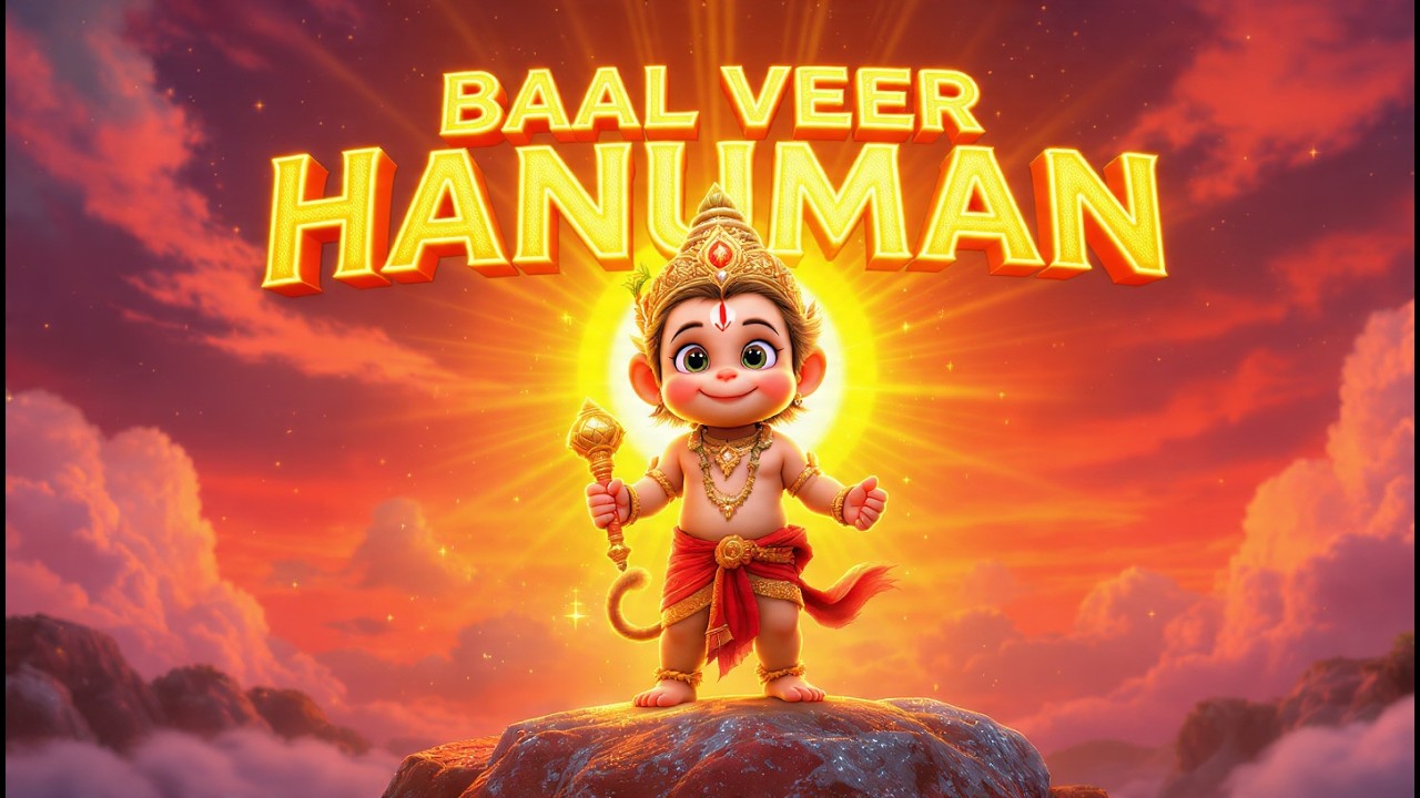 Jai Jai Jai Hanuman | Bal Veer Hanuman Nursery Rhyme | Morning Bhakti for Kids