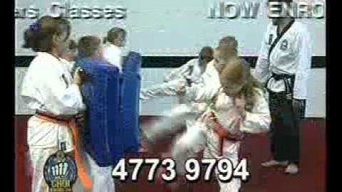 Old martial art television ad for Choi Kwang Do Master Academy - Martial art on Riverway