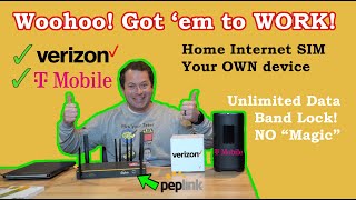 ✅Finally, How To Use Home Internet SIM In My Own Device!  No Hacks! Peplink With Verizon TMobile