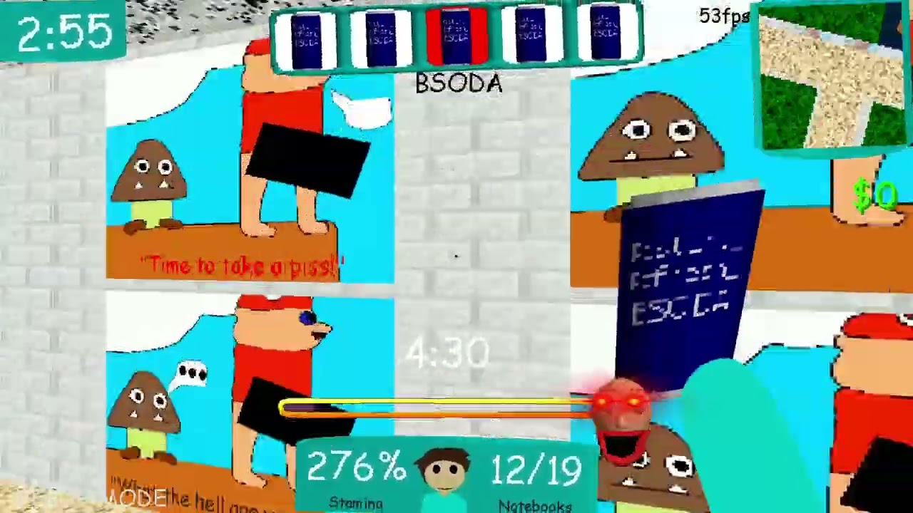 Raldi's Crackhouse Hard mode with mod menu Part 2