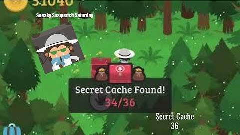 Secret Cache 36 - Sneaky Sasquatch Electronic Update