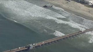 Maintenance work underway on Imperial Beach Pier