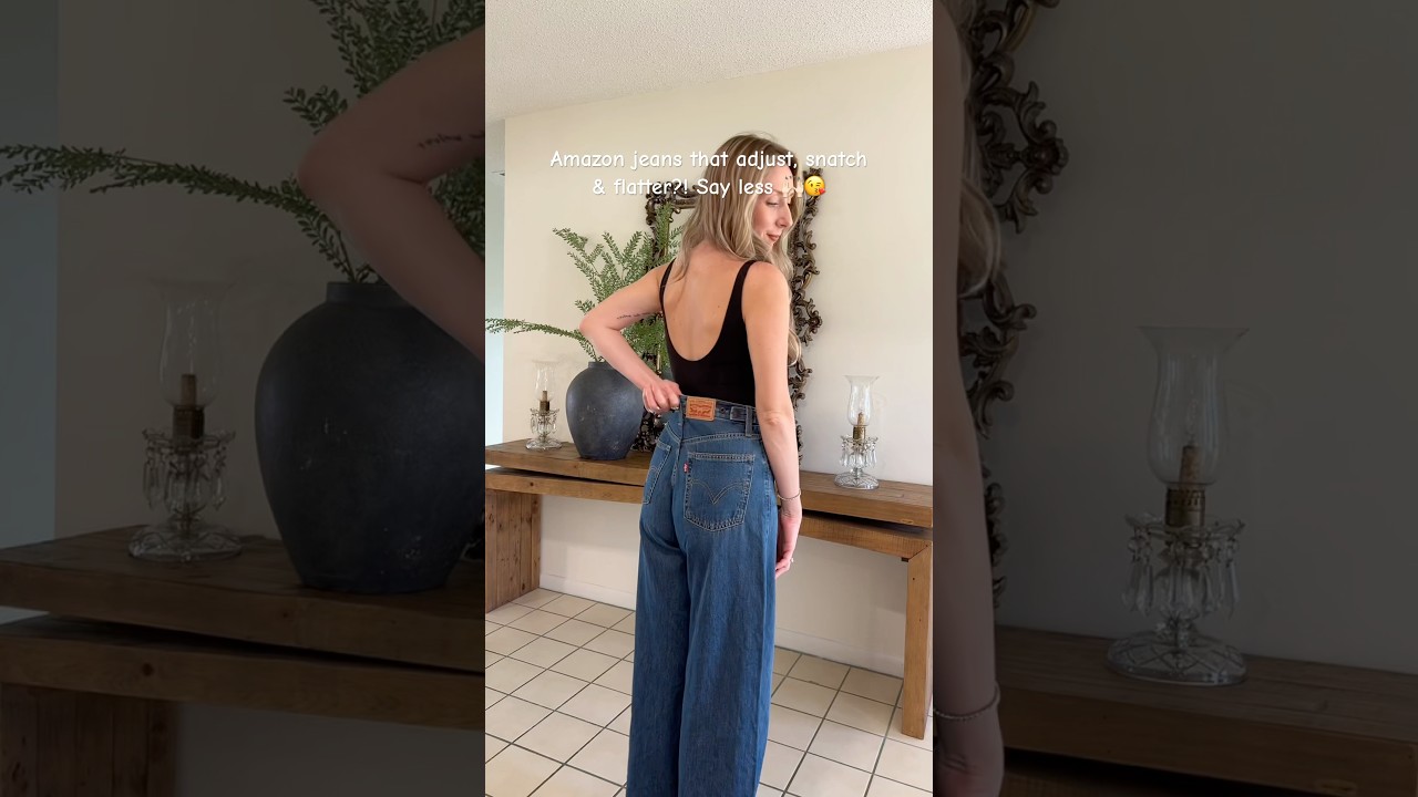 10/10 Levi cinch waist denim jeans